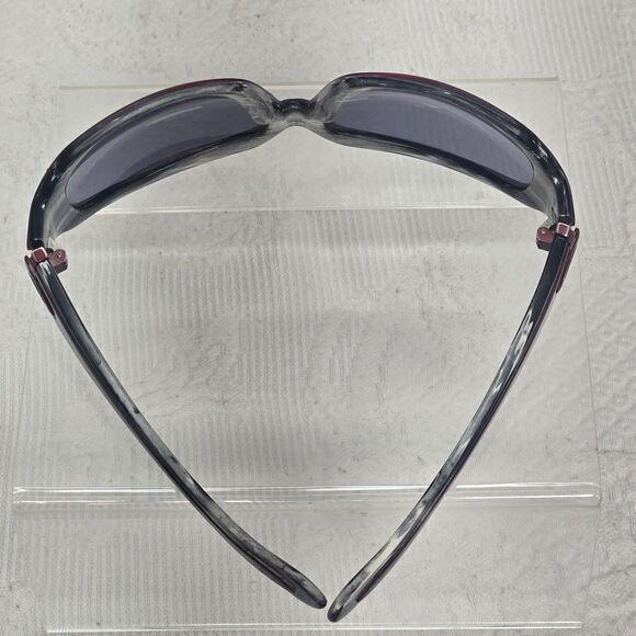 Oakley Script Red Woodgrain Womens Sunglasses Oversized Rectangular Lens main image 7
